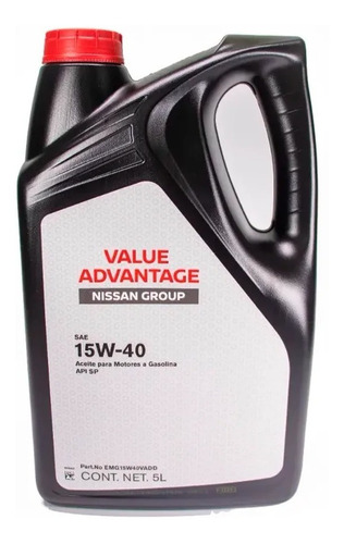 Garrafa Aceite Nissan 15w40 Value Advantage