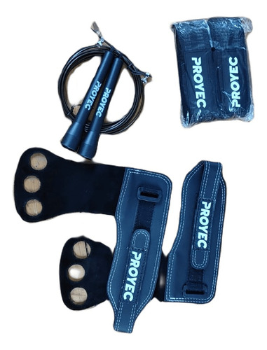 Kit Crossfit Soga Calleras Straps Unisex Proyec Barra Pesas