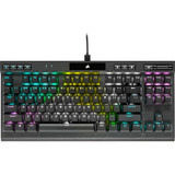 Teclado Gamer Corsair Champion Series K70 Rgb Tkl Qwerty Inglés Us Color Negro Con Luz Rgb