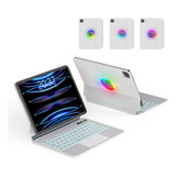 Magnetico Teclado Rgb + Capa Para Apple iPad Pro 11 Air 4/5