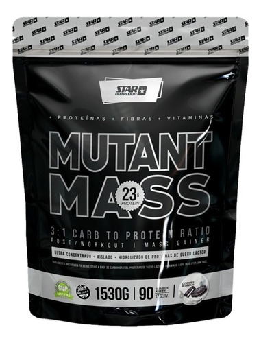 Mutant Mass Star Nutrition 1,5 Kg Ganador De Masa Muscular Sabor Banana Cream