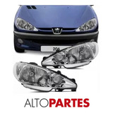 Juego Optica Peugeot 206 2004 A 2012 Lisa Simple 