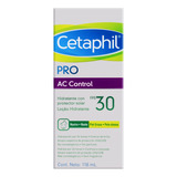 Loção Hidratante Facial Pele Oleosa Cetaphil Pro Ac Dermacontrol 118ml