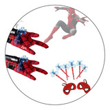 2 Pcs Guantes Spiderman Para Niños Juguetes Lanzador+ Regalo