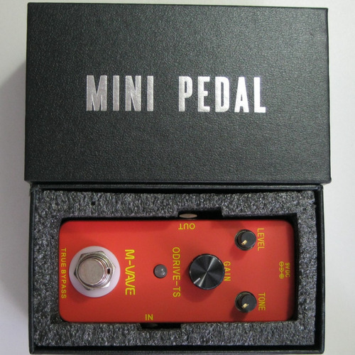 Pedal Guitarra M-vave Overdrive-ts.não Pedaleira Cor Vermelho