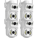 Combo 4 Cámaras Ptz Robótica Ip Wifi 2k Fullhd 1440pexterior