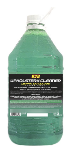 K78 Upholstery Cleaner Limpia Tapizados Apc Concentrado 5lts