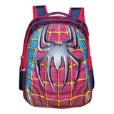 Mochila Escolar Spiderman 3d 2do 3er Y 4to Grado Grande