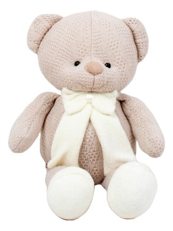 Urso Tricôt Luxo Amigurumi Para Decoração - 30cm