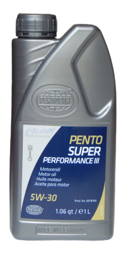 Aceite Sintetico Super Performance Motor 5w30 Pentosin 1 Lt