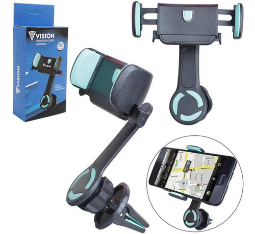 Suporte Automotivo 360º Saida Ar Celular / Gps Vision Na