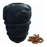 Juguete Rellenable Perro Grande Glotoni Extreme L Tonipets Color Negro