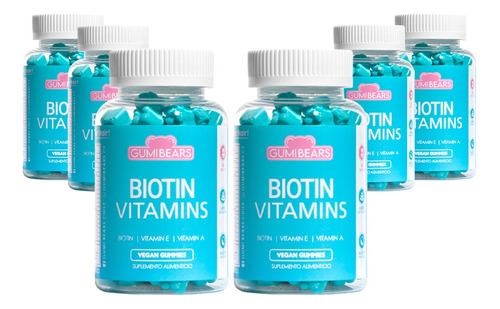 Gumi Bears Biotin  Vitamins Tratamiento 6meses