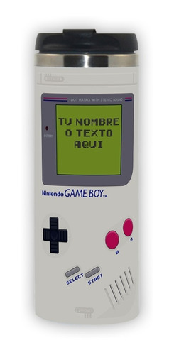 Termo Gameboy Nintendo Videojuegos Retro Gamer Personalizado