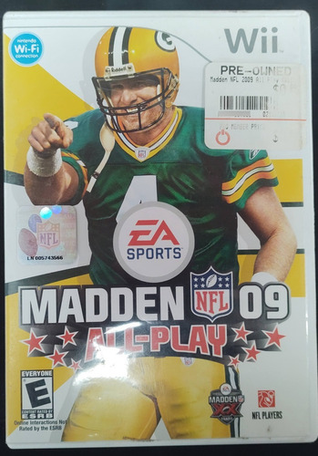 Madden 09 All-play Juego Original Nintendo Wii