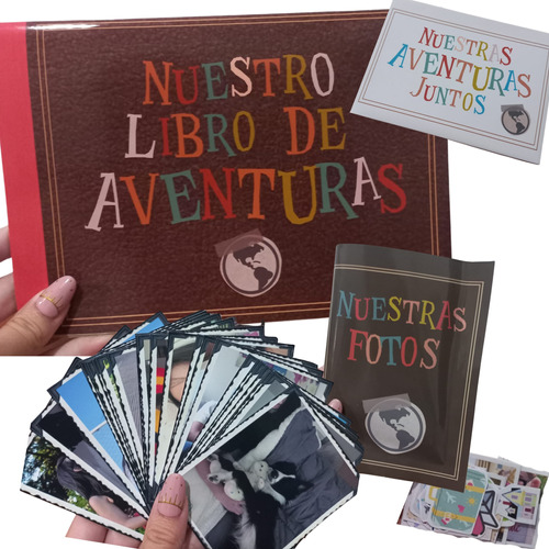 Album Nuestro Libro De Aventuras + 24 Fotos Stickers Parejas