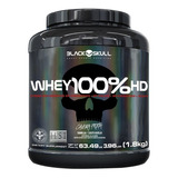 Whey 100% Hd 1,8kg Wpc + Isolado + Hidrolisado - Black Skull Sabor Baunilha