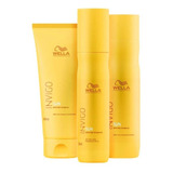  Kit Wella Invigo Sun Shampoo+ Cond+ Leave-in