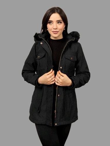 Parka Feminina Forrada 2024