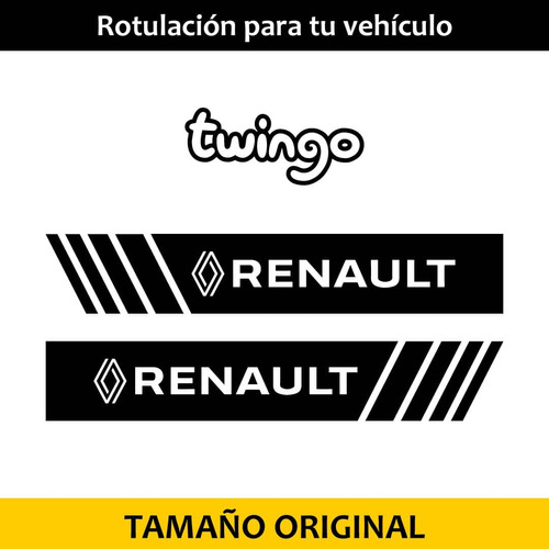 Calcomania Sticker Rotulados Renault Twingo Foto 2