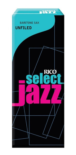Cañas Rico Select Jazz Unfiled Para Saxo Baritono