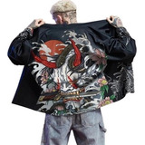 Kimono Japonés Urbano, Ropa De Calle, Hip Hop, Oni Hannya De