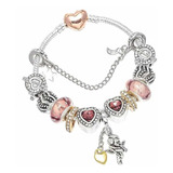 Pulsera Cupido Regalo Amor Corazón Compatible Pando Swarovsk