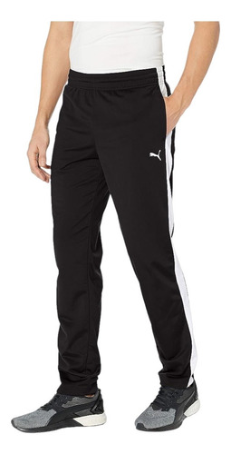 Pants Puma Contrast Black/white Para Hombre - Original