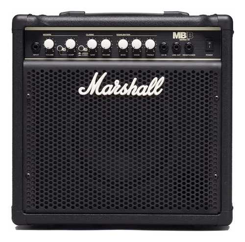 Amplificador Para Bajo Marshall Mb15  Bajo 15w Color Negro