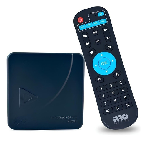 Smartpro Tv Box 4k Hd Wifi Para Recepção De Conteúdo Digital