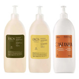 Trio Ref Hid Ekos Castanha Maracuja E Açai Natura Ekos 400ml