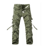 Pantalones Cargo De Combate Multi-bolsillos Tácticos C