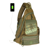 Larswon Bolso Bandolera Con Puerto Carga Usb, Mochila Usb,