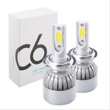 Kit 6 Super Led 2d 2 H1 + 2 H3 + 2 H7 72wts 6000k 7200lumens