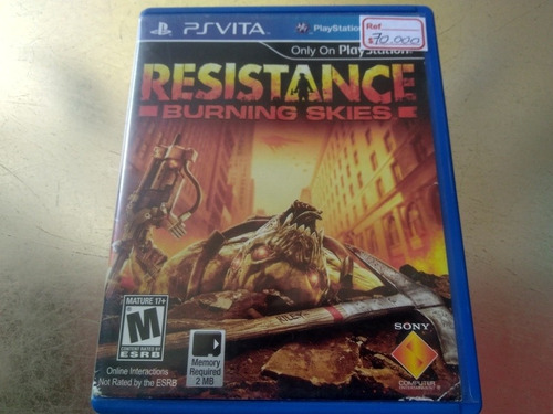 Juego De Psvita,resistance Burning Skies,viene En Alemán 