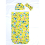 Baby Sleeping Swaddle Con Gorro Y Tiara