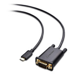 Cable Usb C  A Rs232 Db9, 3 Pies/negro