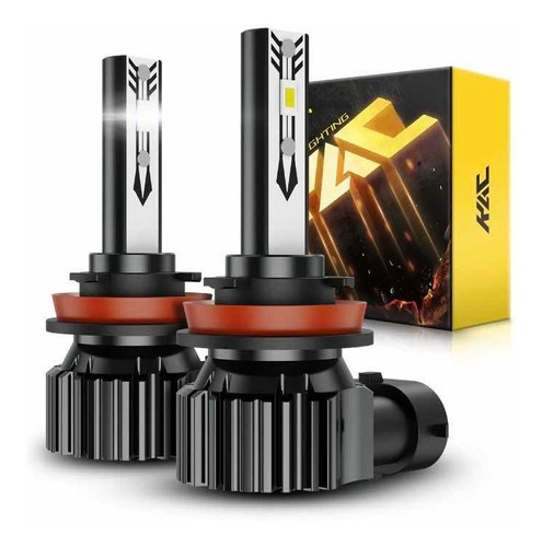 Kit 2x Foco H11 Led Csp Bulbos H8 H9 12v Luz Xenon.mx 6000k