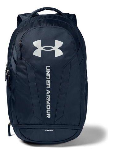 Mochila Impermeable Under Armour ,hustle 5.0 Azul Academia