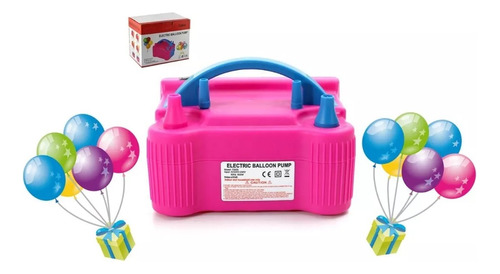 Bombas Inflador Globos Electrico Doble Boquilla Bomba 600w