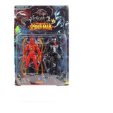 Hombre Araña Y Venom Set X Dos Muñecos Juguete Super Héroe