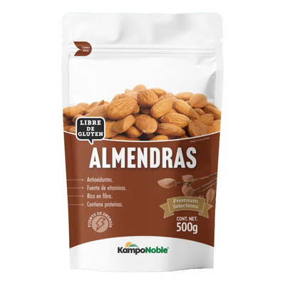 Almendras Naturales Crudas Sin Sal | Contenido Net: 500 gramos | KampoNoble Premium Selections | Sin conservadores | | MercadoLibre