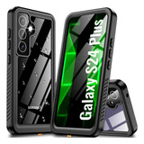 Funda Impermeable 360 Negra Para Samsung Galaxy S24 Plus 