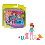 Polly Pocket Lila Y Su Mascota - Original Mattel