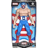 Figura Capitán América  Marvel Lucha Libre El Leyenda  24 Cm