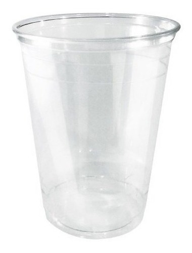 50 Vasos Plasticos Desechable Transparente  500 Cc. 16 Oz 