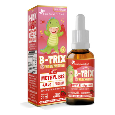 B-trix Vitamina B12 Kids Gotas 30ml Flora Nativa Do Brasil Morango | MercadoLivre