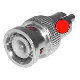 5 Conectores Bnc Macho A Rca Macho Video Cctv Siames Coaxial