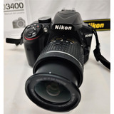Camara Semiprofecional Nikon D3400 Poco Uso  24 Mpx