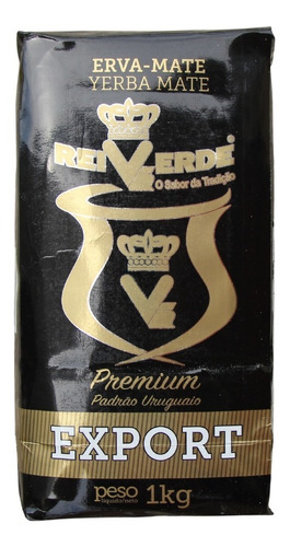 Yerba Mate Rei Verde Premium 1kg  (tipo Uruguayo) 1000g Full